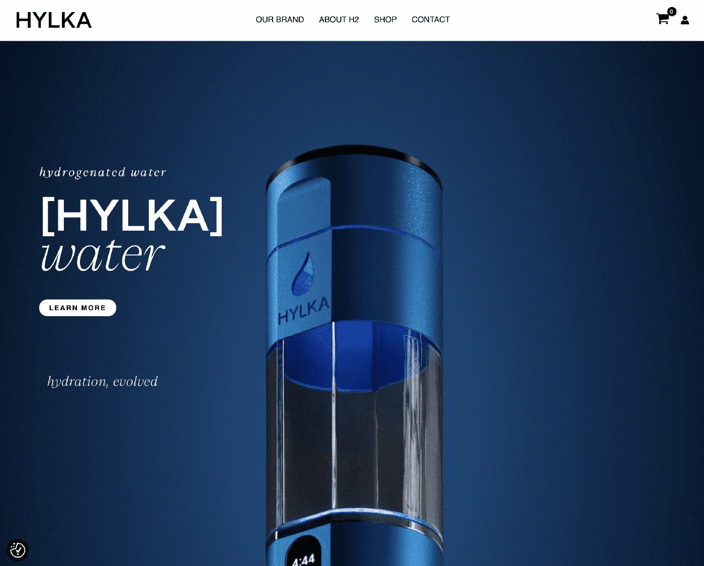 Hylka Water website design and development