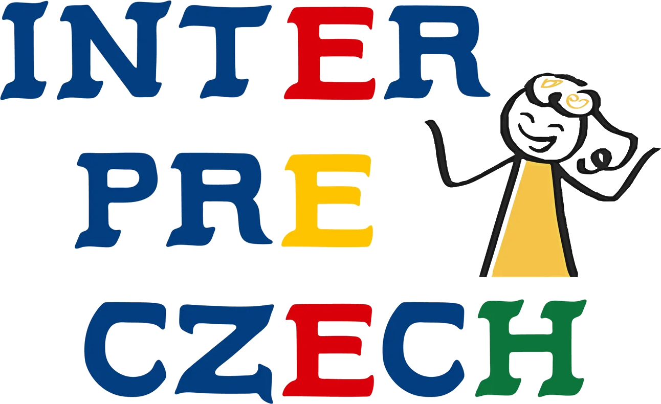 InterpreCzech logo design for a translation agency